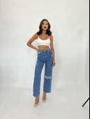 6288 KOT PANTOLON-MAVİ thumbnail 2