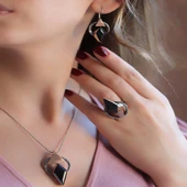 Safir Taşlı Otantik Tasarım Set thumbnail 1