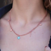 Rose Gold Kaplama 2'li Gümüş Dilek Seti thumbnail 3