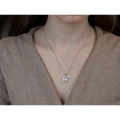 Zirkon Taşlı Pırlanta Modeli Gümüş Set thumbnail 3