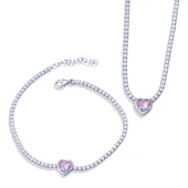 Kalpli Pembe Taşlı Su Yolu Set thumbnail 4