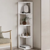 Herry Köşe Kitaplık – Dekoratif Raf Ünitesi, Modern Kütüphane - 1