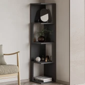 Herry Köşe Kitaplık – Dekoratif Raf Ünitesi, Modern Kütüphane - 1