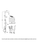 Yağmurlama Robot Tepe Duş Başlığı Seti Duş Takımı (SİYAH) thumbnail 3