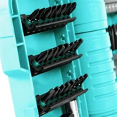 Mıknatıslı Darbeli Bits Uç Seti 49 'lu Set PZ PH SL Torx HSS Delme Ucu Somun Adaptör Ucu Tutucu thumbnail 4