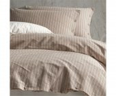 Clasy Butik Native Serisi Çift Kişilik Nevresim Takımı Norma v1 Kahve thumbnail 2