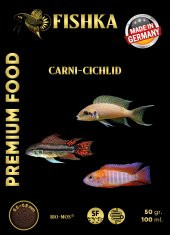 Fishka Carni Cichlid 100 ml Çiklet Balık Yemi - 1