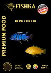 Fishka Herb-Cichlid 1000 ml Çiklet Balık Yemi - 1