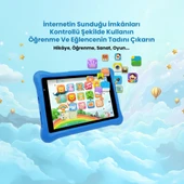 NPO NPK01Pro 8" 1280x800 IPS Ekran 4GB 64GB Android14 A523 2.0GHz Antişok Kılıf Çocuk Tableti Mavi - 4