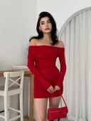 Tefs Straplez Elbise thumbnail 4