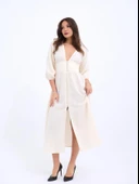 7096 ELBİSE-KREM thumbnail 2