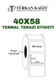 RULORULO 40x58 Terazi Etiketi 1 Rulo 500 Etiket - 2
