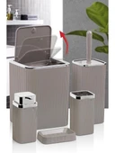 Banyo Seti Plastik Vizon Renk 5 Parça thumbnail 1