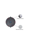 Yarım Denge Topu Pilates Aleti – Direnç Lastikli Bosu Ball, Fitness ve Egzersiz Bosu Topu - 9