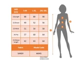 Kadın Uzun Kollu V Yakalı önden Düğmeli Kısa Sandy Elbise thumbnail 6