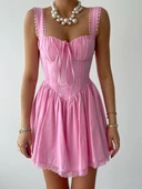 Lille Arkası Bağlamalı Elbise thumbnail 2