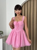 Lille Arkası Bağlamalı Elbise thumbnail 3