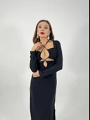 5934 ELBİSE-SİYAH thumbnail 4