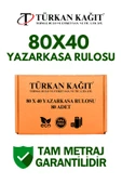 80x40 Termal Rulo - Yazarkasa Adisyon Rulosu 1 Koli 8 Paket 80 Adet - 1