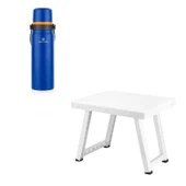Çelik Termos 1200 ML Mavi ve Kamp Sehpası - 1