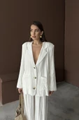Beyaz Oversize Müslin Takım thumbnail 4