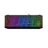 Rampage KB-R310 BROKER V2 Siyah Usb Gökkuşağı Zemin Aydınlatmalı 12800 DPI Oyuncu Klavye + Mouse Set thumbnail 1