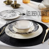 Schafer Porselen 24 Parça Yemek Takımı Özel Tasarım thumbnail 2