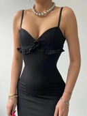 Papalia Sırt Detaylı Elbise thumbnail 4