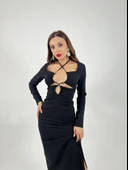 5934 ELBİSE-SİYAH thumbnail 1