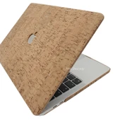 Macbook Air M1 Kılıf 13 inç Ahşap Kaplama Wood02 (TouchID'li M1 Air) A2337 A2179 A1932 ile Uyumlu - 5