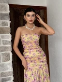 Talia Straplez Elbise thumbnail 5