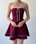 Yuna Straplez Elbise thumbnail 2