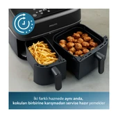 NA350/00 3000 Serisi Airfryer Çift Hazneli, Rapid Air Plus Teknolojisi, 8 Ayarlı Dijital Ekran, HomeID Uygulaması, thumbnail 3