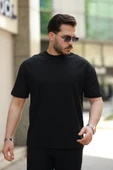 Erkek Kısa Kollu Basic Oversize Tshirt thumbnail 1