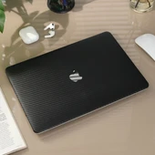 MacBook Air 13 Karbon Fiber Sert Hard Case İnce Hafif Darbe Koruma Kapak Uyumlu A1932 A2179 A2337 M1 thumbnail 5