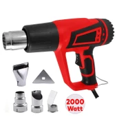 Sıcak Hava Tabancası 2 Kademeli 2000W Profesyonel Ayarlanabilir Isı Tabancası Dayanıklı Tasarım thumbnail 2