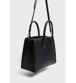 Stradivarius Kadın Siyah Sert Tote Çanta 00525001 thumbnail 5