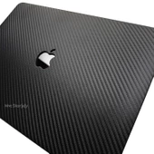 Macbook Kılıf Karbon Fiber Macbook M1 Air 13inç (TouchID'li M1 Air) A2337 A2179 A1932 ile Uyumlu - 3