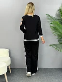 Kadın Iki Iplik Penye Kumaş Kol Detaylı Ribanalı Ikili Takım thumbnail 5