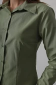 Basic Gömlek - Haki thumbnail 3