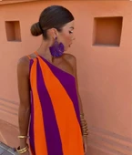 ÇİFT RENKLİ ELBİSE thumbnail 3