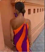 ÇİFT RENKLİ ELBİSE thumbnail 4