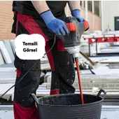 Elektrikli Boya Harç Karıştırıcı 1400W Çift Kulp Ergonomik Mikser Ucu M14 Güçlü Karıştırma Makinesi thumbnail 2