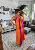 ÇİFT RENKLİ ELBİSE thumbnail 1