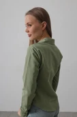 Basic Gömlek - Haki thumbnail 4