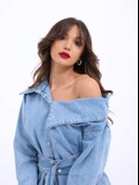 7308 KOT GÖMLEK-MAVİ thumbnail 2