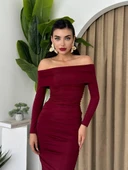 Dakota Drapeli Elbise thumbnail 1