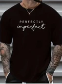 Erkekler Için PERFECTLY Günlük Tişört  - Siyah thumbnail 1