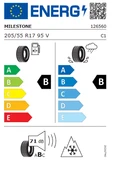 Milestone 205/55 R17 95V Reinf. Car. Winter Kış Lastiği 2025 Üretim thumbnail 3