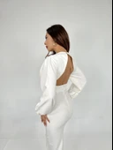 6530 ELBİSE-EKRU thumbnail 5